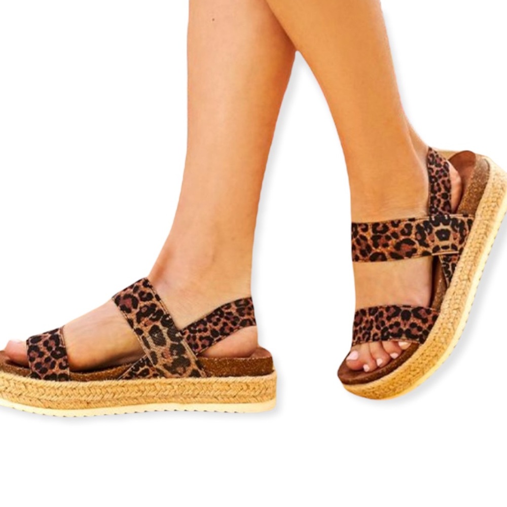 Madden Girl Cybell Sandals leopard print
